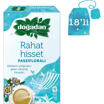 Doğadan Rahat Hisset Passifloralı Bitki Çayı 18'li